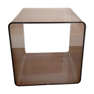 cube plexiglass fumé