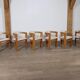 Pigreco Dining Chairs By Afra & Tobia Scarpa With Bentwood Frames, Set Of S