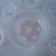 Service salad bowl textured glass masserini barocco italy vintage 1960