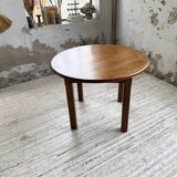 Round oak table 1950