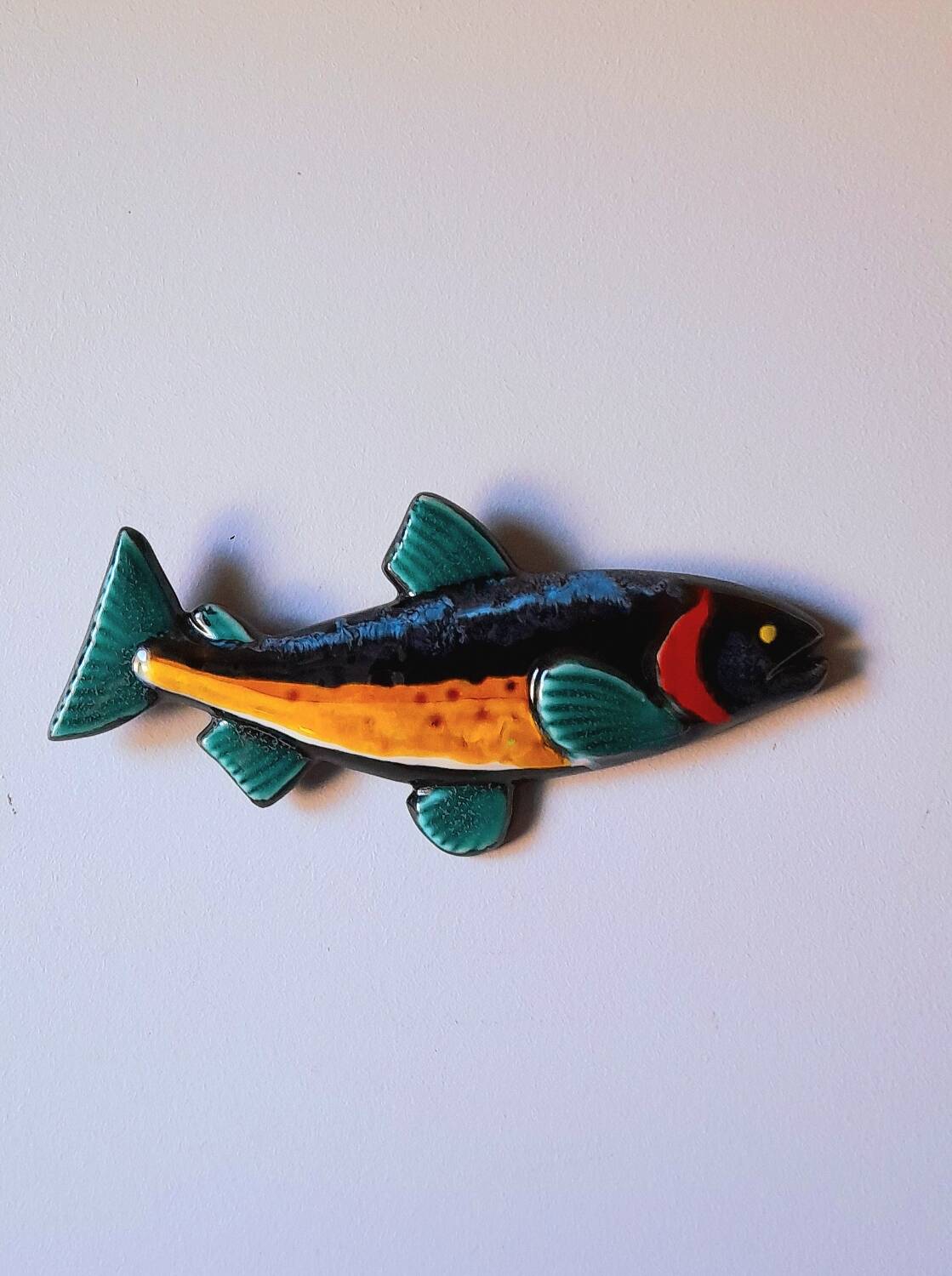 Ceramic fish and crab 1960