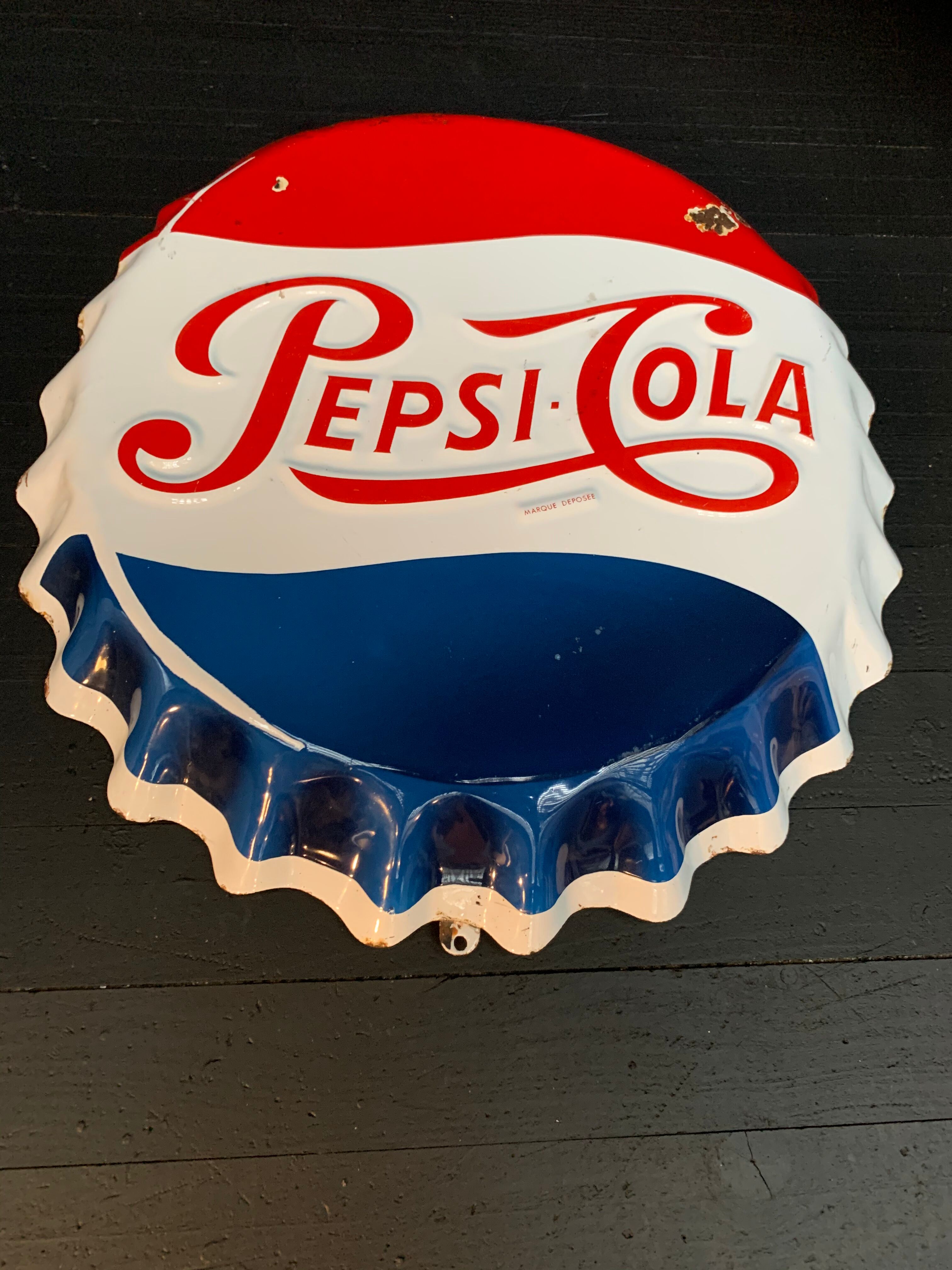 Pepsi Cola old enamel plate
