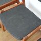 4 chaises vertes danoises estampillées
