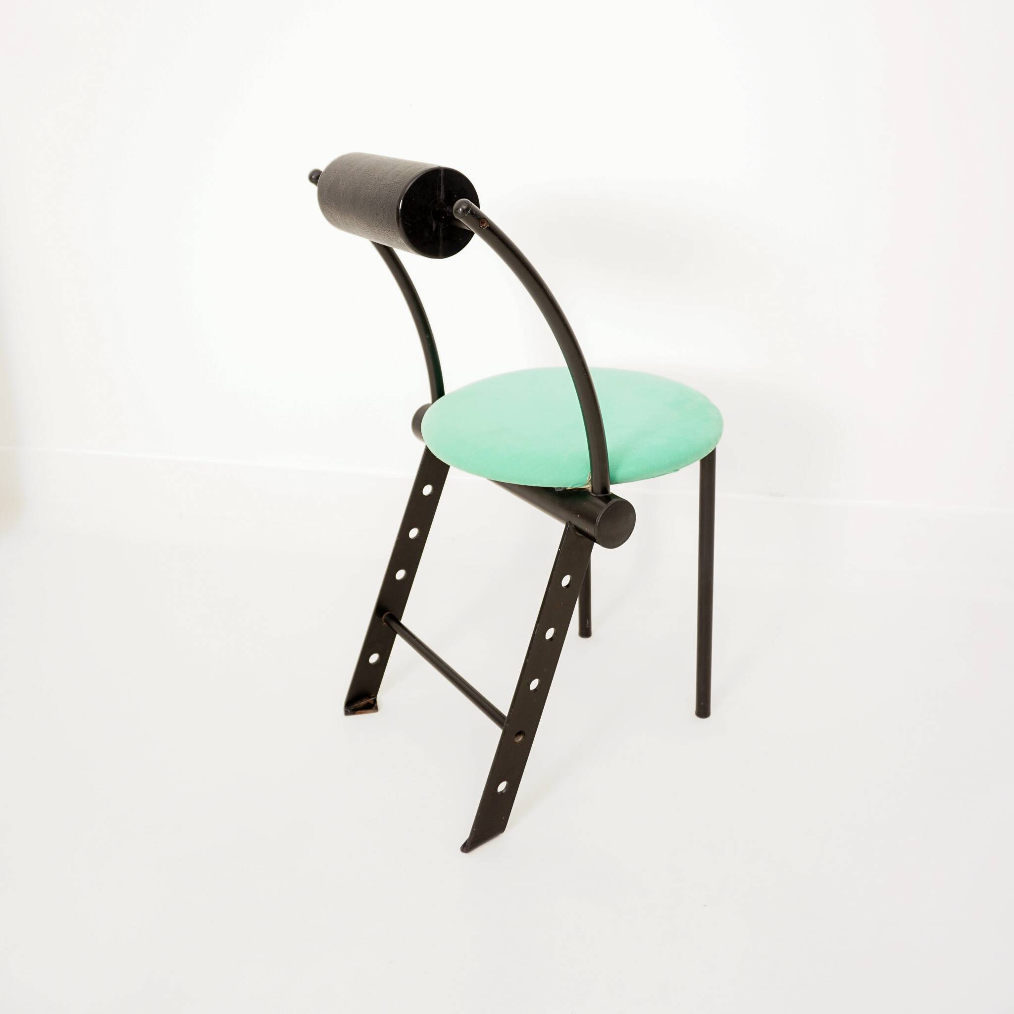 Postmodern Green Chair, 1980