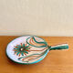 Large enamelled ceramic frying pan by Robert Picault