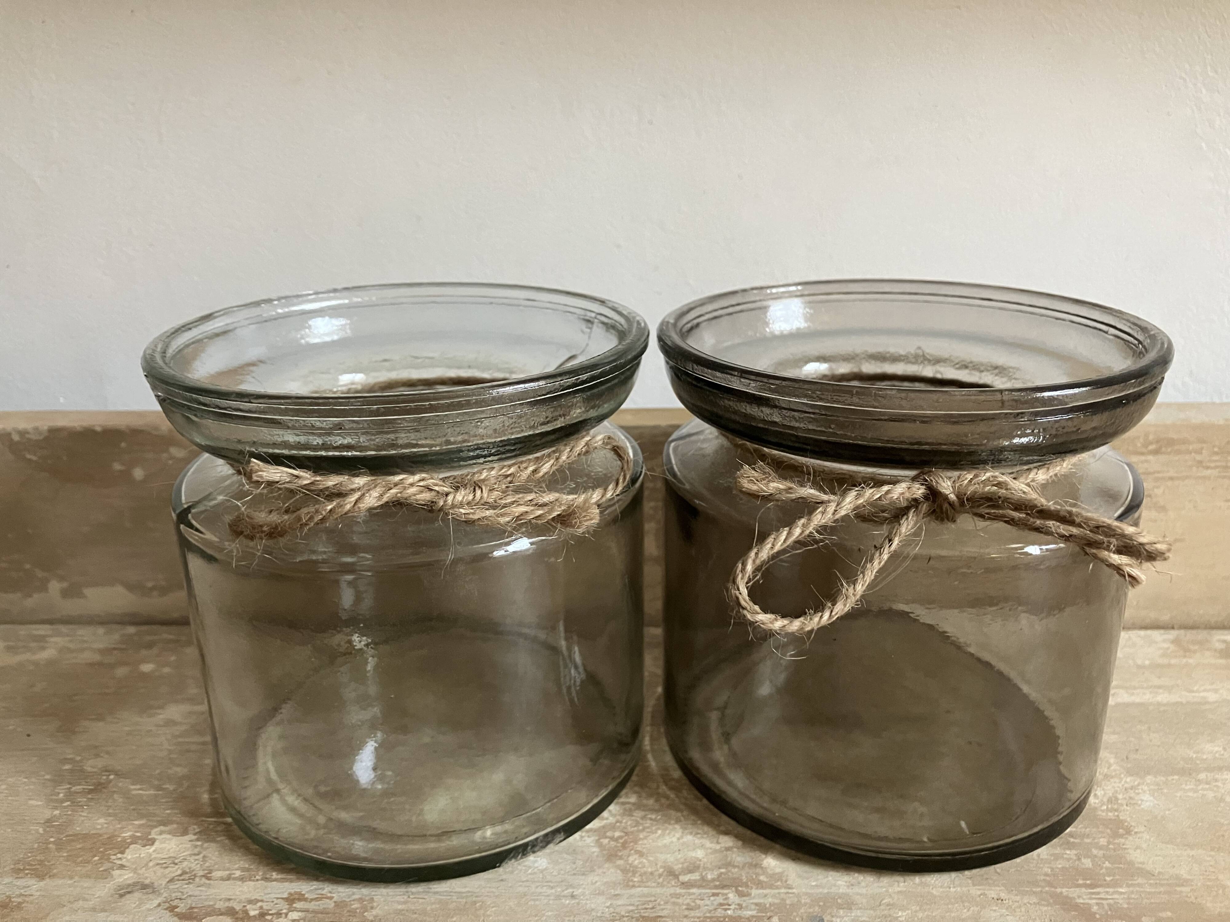 Pair of small neck vases