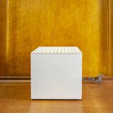 Minimal "Cubo Luce" large table lamp by Studio OPI for Cini & Nils, Italy 1970