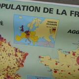 Affiche scolaire MDI La France sa population et structure de la population