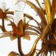 Lustre floral hollywood regency années 1970