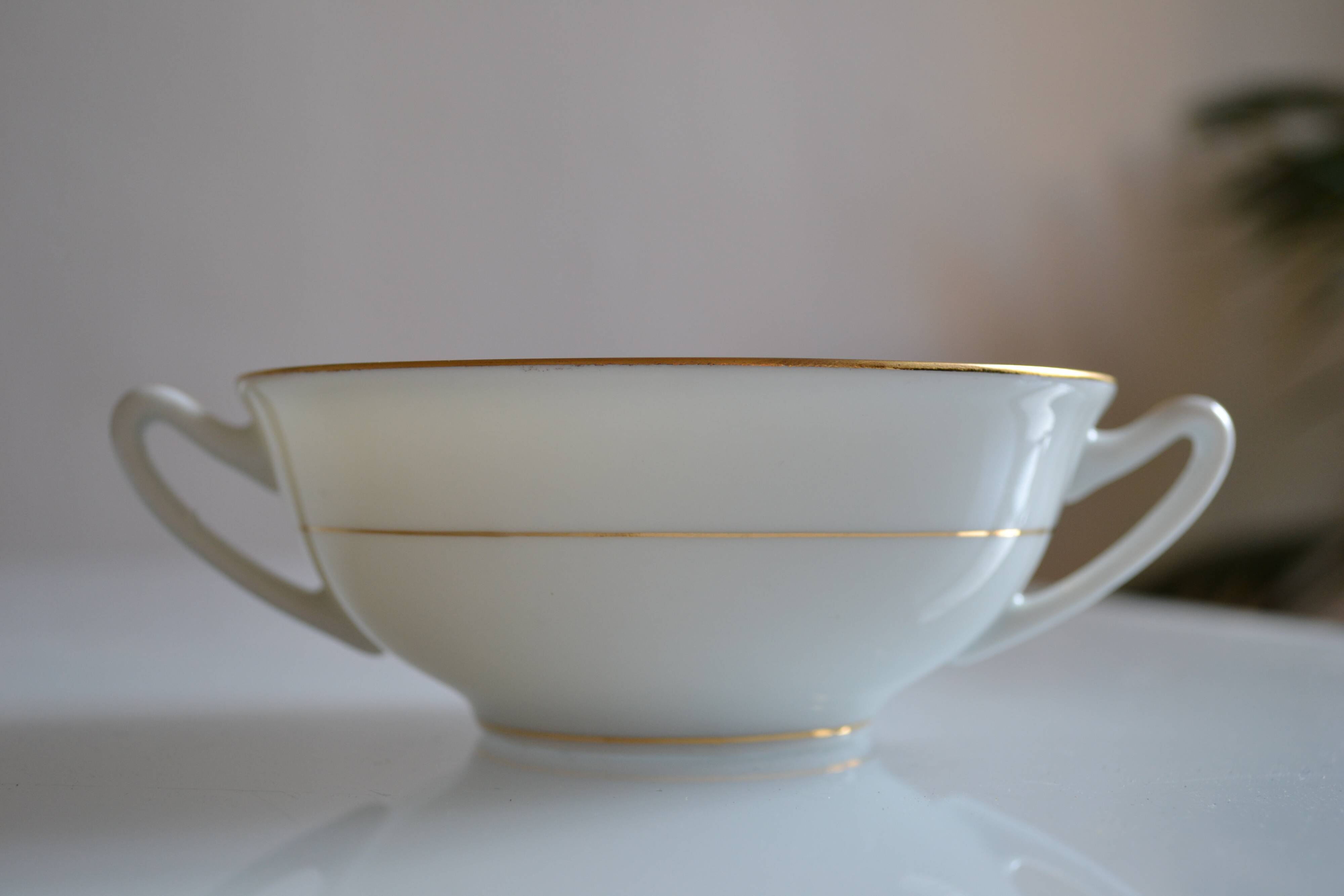 Porcelain shaking cup UC Limoges France circa 1920