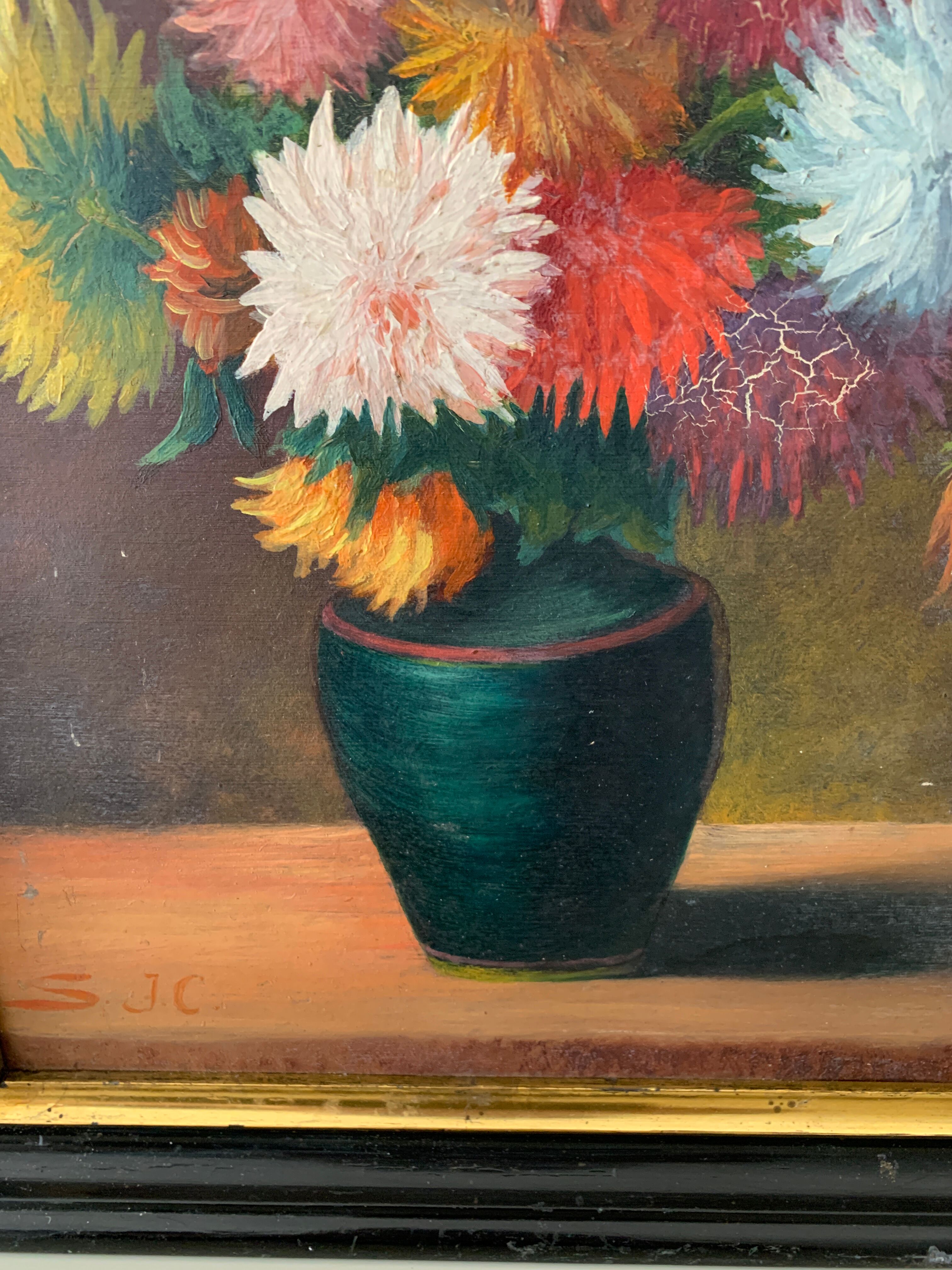 Ancient flower painting