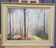 Framed oil on canvas signed J. Trassard Soleil Landais L 80.5 cm