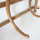 Old curved wooden coat rack