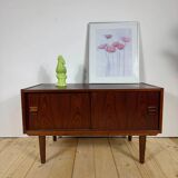 Rosewood sideboard with sliding doors – Mid-Century Modern