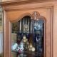 Display cabinet / bonnetière in cherry wood, Louis XV style, very good condition.
