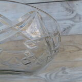 Saladier coupe ancien cristal Baccarat signé