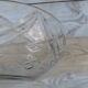 Salad bowl cut old crystal Baccarat signed