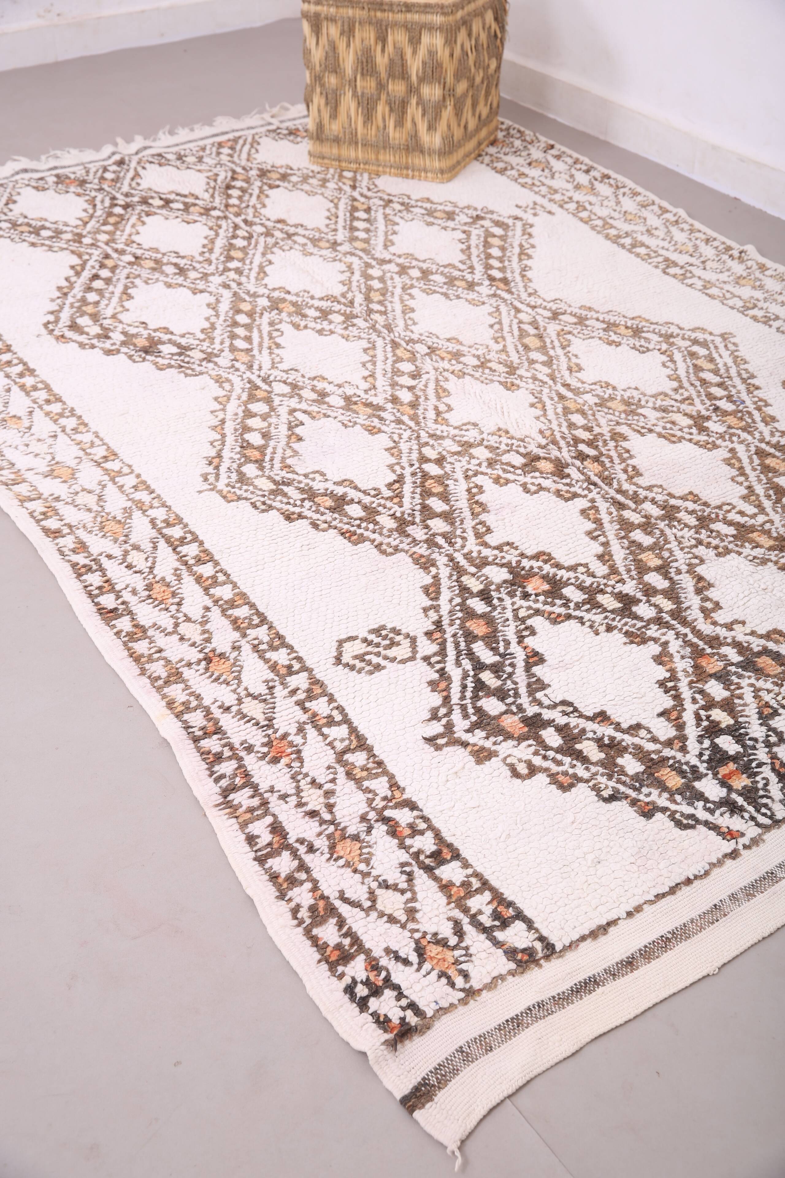 Vintage Moroccan Rug 177 x 269 cm - Berber Wool Rug - Beni Ourain Rug