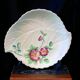 Plat de service décoratif Carlton Ware à feuilles vertes et fleurs roses