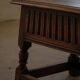 Scandinavian oak stool/box from the early 20th century, 1900s.