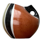 German ceramic vase from the mid-century by Krösselbach Keramik, 1960s.