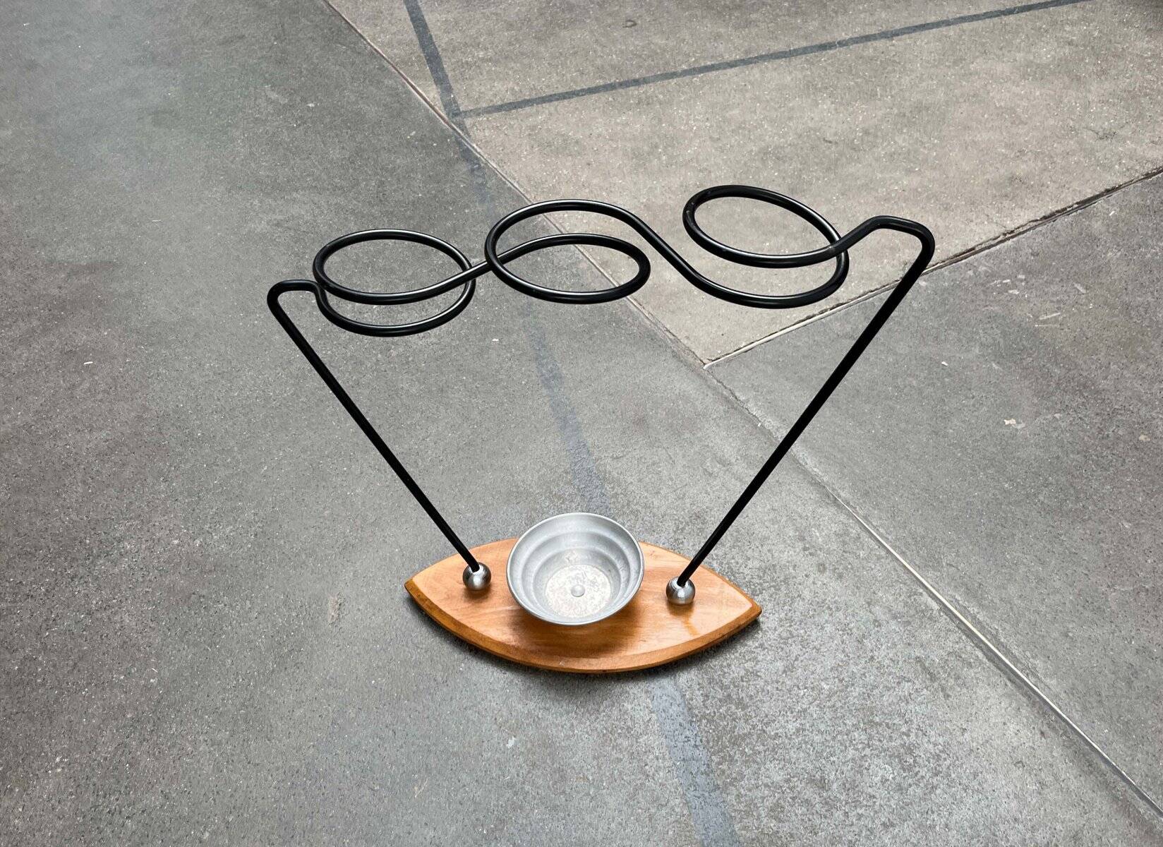 Postmodern umbrella stand, 1980s