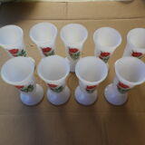 Ensemble de 9 mazagrans arcopal