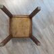 Tabouret coffre en bois