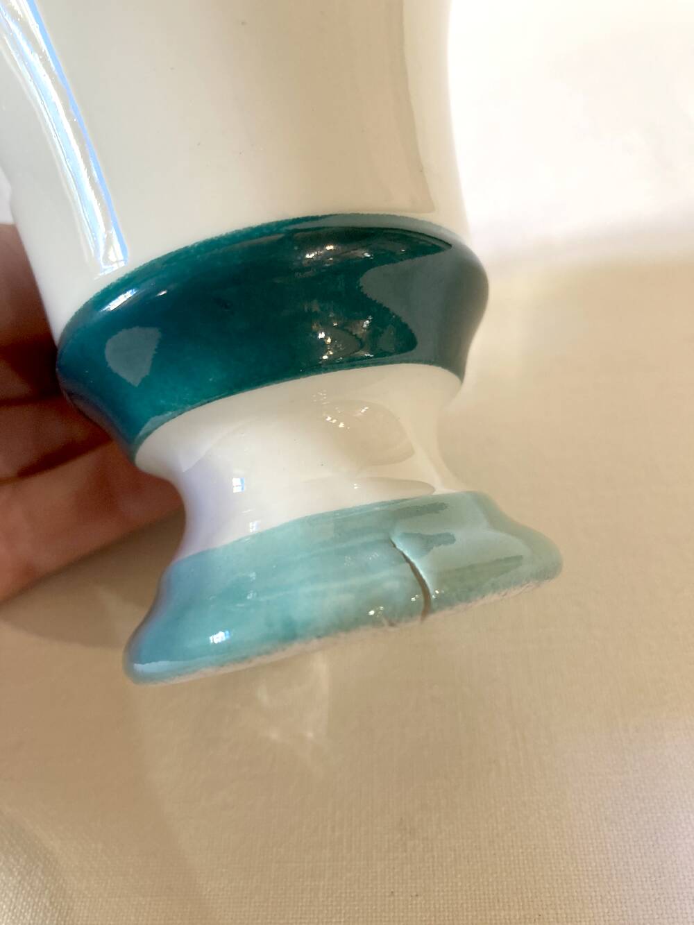 7 earthenware coffee cups of the brûlot type