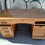 Old oak desk. De dietrich and Cie. 1950