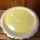 Old vase st clément france green & yellow ceramic vintage #a392