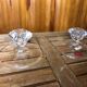 Old pair of cristal d'arques candle holders vintage crystal