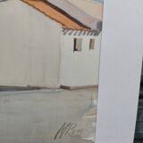 Watercolour by Michel Roubille, 1990.