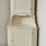 White corner cabinet Sweden 70s
