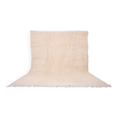 Tapis Beni Ourain beige 290 x 360 cm - Tapis marocain fait main - Tapis berbère
