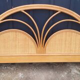 Rattan headboard