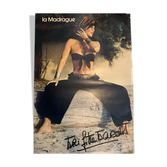 Affiche Brigitte Bardot vintage 1970 La Madrague