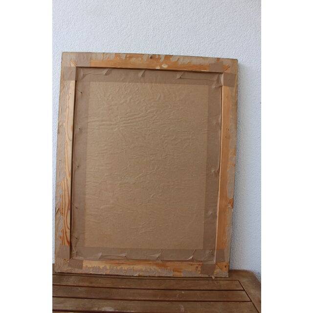 Mid 20th Century Cubist Portrait of Female Mixed-Media Painting