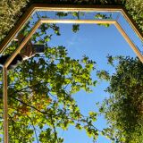 large mirror bestelnummer parcloses bisautées, circa 1980 73x93cm