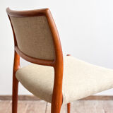 Chaise de salle à manger modèle 80 par Niels O. Møller en teck