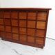 Vintage mahogany filing cabinet with drawers