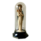 Madonna under bell with Baby Jesus in plastic - Made in Italy - 1960.