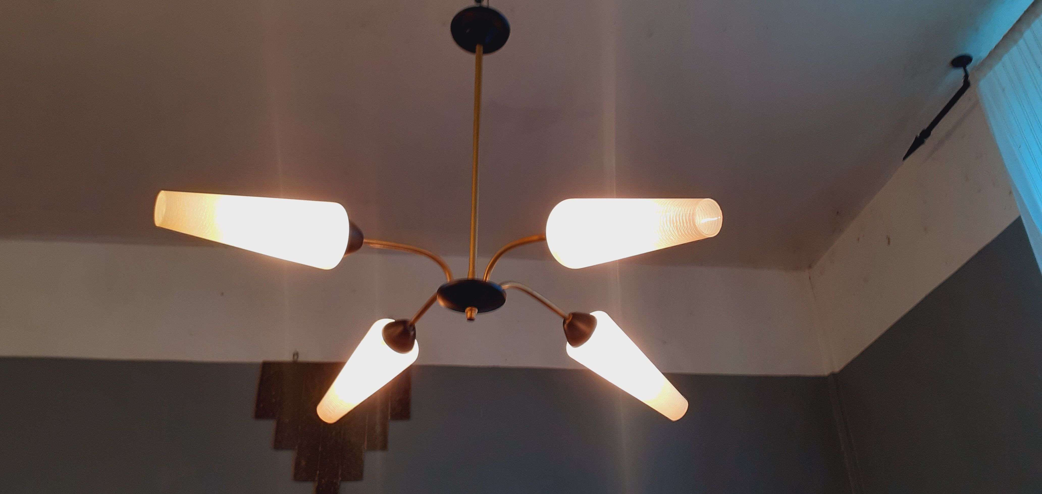 Reed chandelier year 60