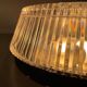 Flush mount crystal glass ceiling light from the mid-century, 1960s, Germany