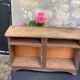 Wooden sideboard without doors for vintage dolls