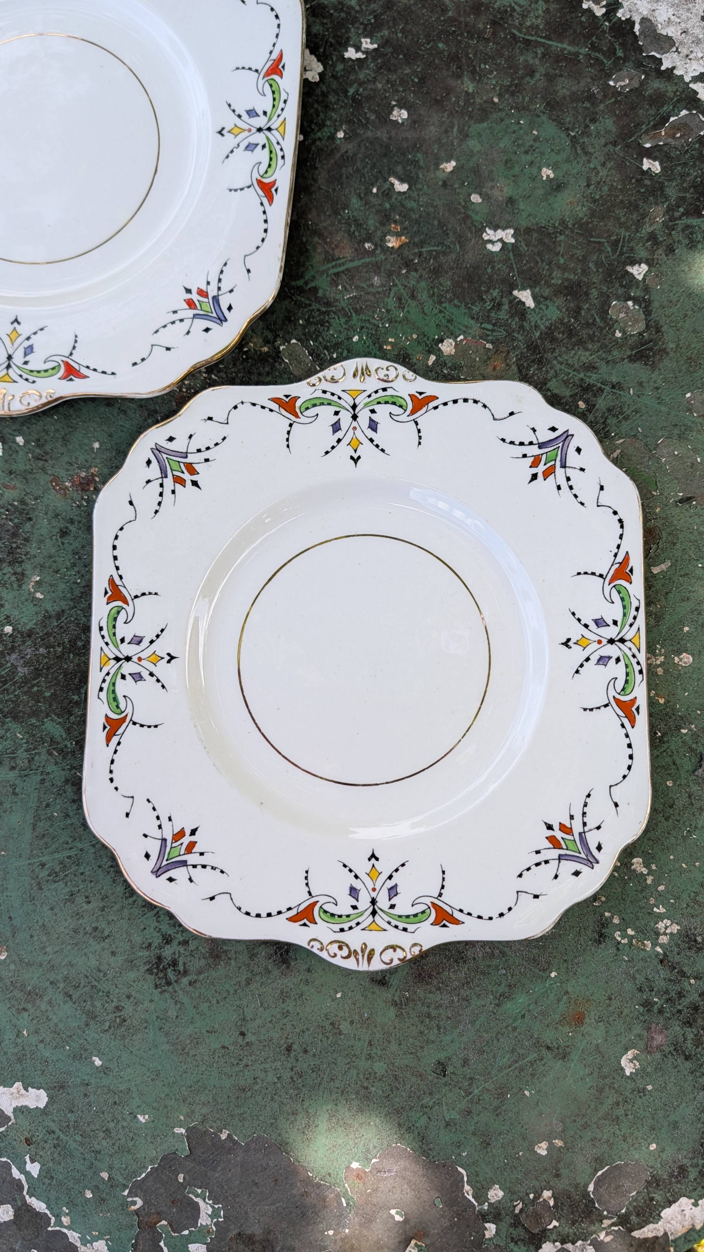 Paire de plats Art déco anglais Gladstone
