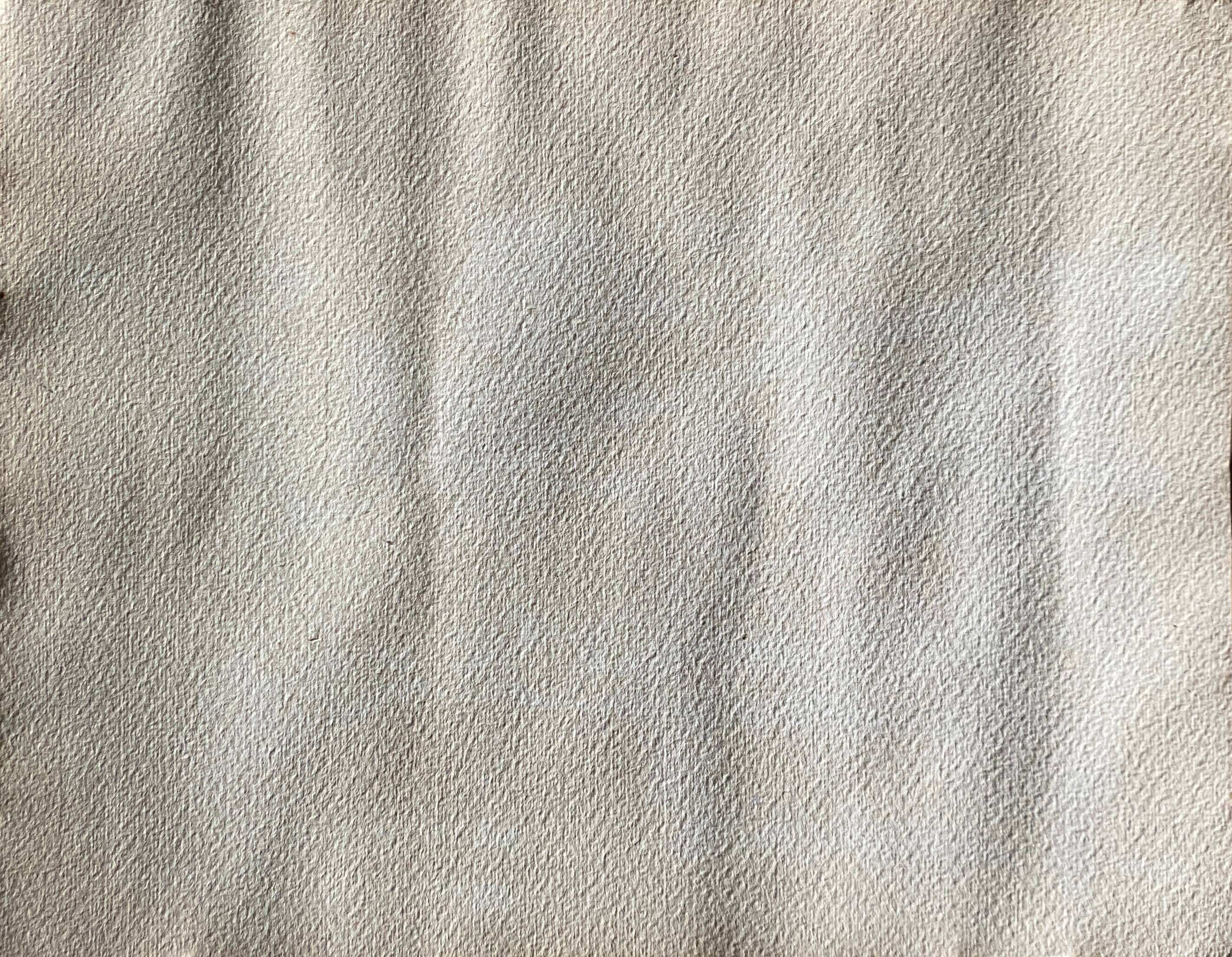 Old watercolor painting "The Castle" with trees