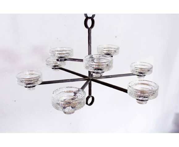 Chandelier Art Deco By Erik Höglund For, Chandelier Candle Holder Replacement