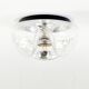 Pair of Space Age Glass 'Wave' Ceiling Lights by Koch & Lowy for P&P, 1970s
