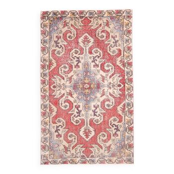 Tapis 4x7 classic red vintage, 126x227cm